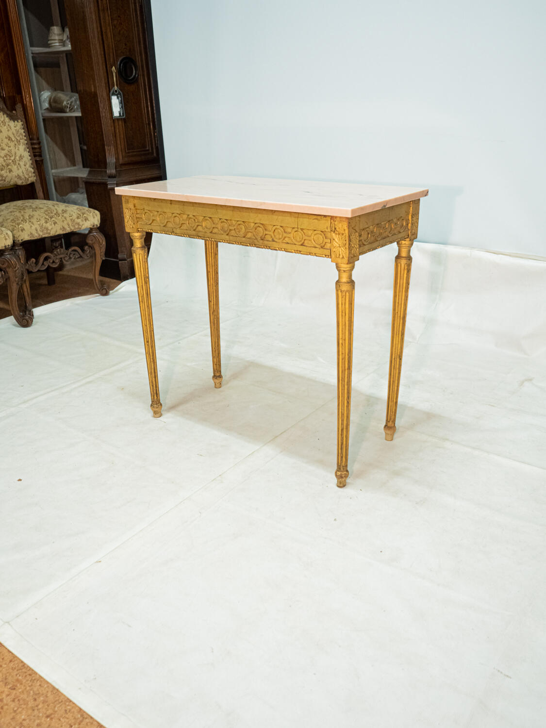 антикварные столы с мраморной столешницей